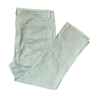 Talbots Olive Green 16P Straight Leg Jeans